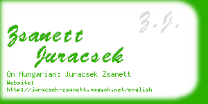 zsanett juracsek business card